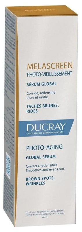 Ducray Melascreen Photo-Vieillissement - Sérum Global Éclaircissant Anti-Taches 30 ml
