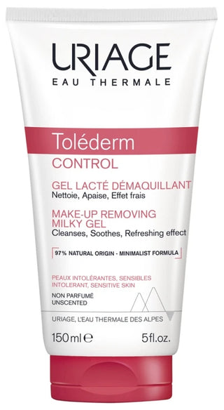 Uriage Toléderm Control Gel Lacté Démaquillant Peaux Sensibles 150 ml