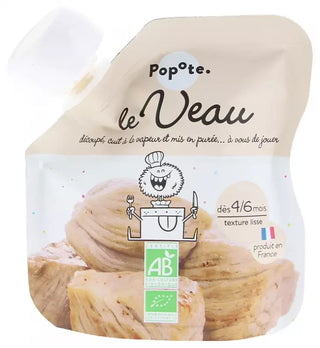 Popote Gourde Le Veau Bio Dès 4/6 Mois 60 g