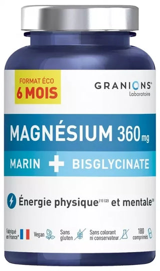 Granions Magnésium Marin + Bisglycinate Format Eco 234 g