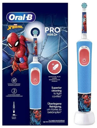 Oral-B Pro Kids 3+ Brosse à Dents Électrique - Modèle : Spiderman