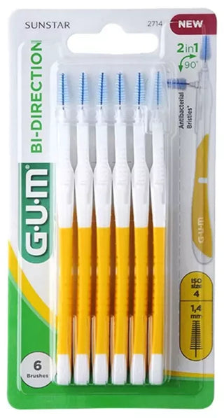 Gum Brossettes Proxabrush Bidirection Ultra-Micro - Modèle : 2714 : 1,4 mm