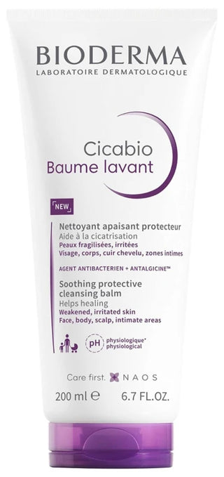 Bioderma Cicabio Baume Lavant Cicatrisation 200 ml