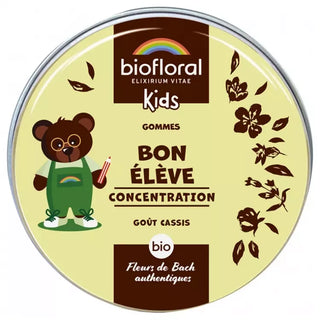 Biofloral Enfants Bon Élève Gommes Bio 45 g