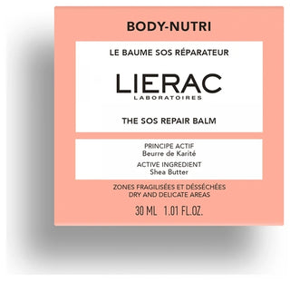 Lierac Body-Nutri Le Baume SOS Réparateur Zones Fragilisées et Desséchées 30 ml