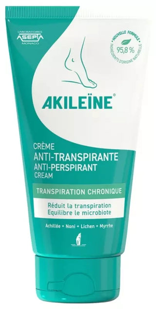 Akileïne Crème Anti-Transpirante Transpiration Chronique 75 ml