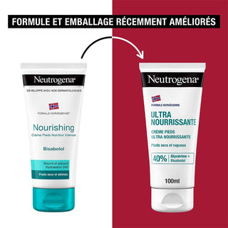 Neutrogena, Formule Norvégienne, Crème Pieds Très Secs et Abimés 100 ml