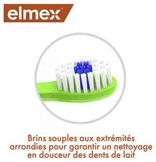 Elmex Brosse à Dents Enfants 3-6 Ans - Couleur : Rouge