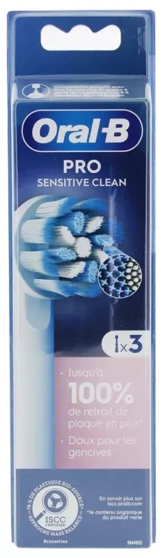 Oral-B Pro Sensitive Clean Brossettes de Rechange 3 Unités