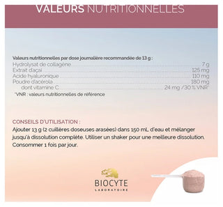 Biocyte Collagen Max Superfruits - Parfum : Fruits Rouges - Menthe