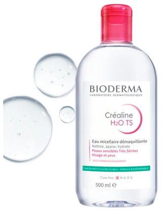 Bioderma Créaline Eau Micellaire Démaquillante Visage Peaux Sensibles Trèsèches
