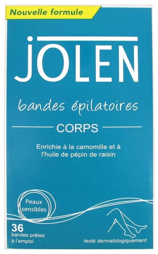 Jolen Bandes Épilatoires Corps X 36 -