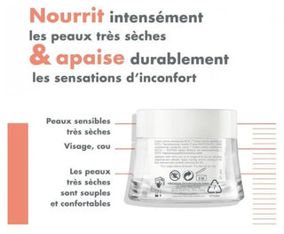 Avène Eau Thermale - Les Essentiels - Crème Nutritive Revitalisante Riche - Peaux Trèsèches 50 ml