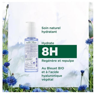 Klorane Bleuet Sérum Réveil Tonique au Bleuet Bio et Acide Hyaluronique - Visage Cou et Contour Des Yeux 50 ml