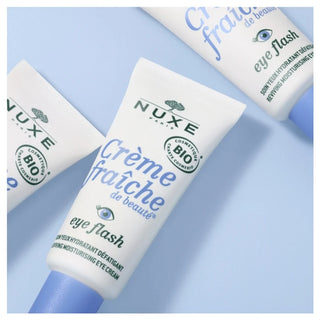 Nuxe Crème Fraîche de Beauté Eye Flash Soin Yeux Hydratant Défatigant Bio 15 ml