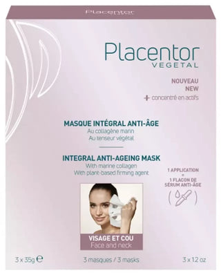 Placentor Végétal Masque Intégral Anti Âge Boîte 3 Sachets