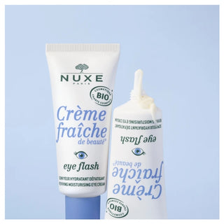 Nuxe Crème Fraîche de Beauté Eye Flash Soin Yeux Hydratant Défatigant Bio 15 ml