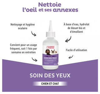 Clément Thékan Soin des Yeux Chiens et Chats 125 ml