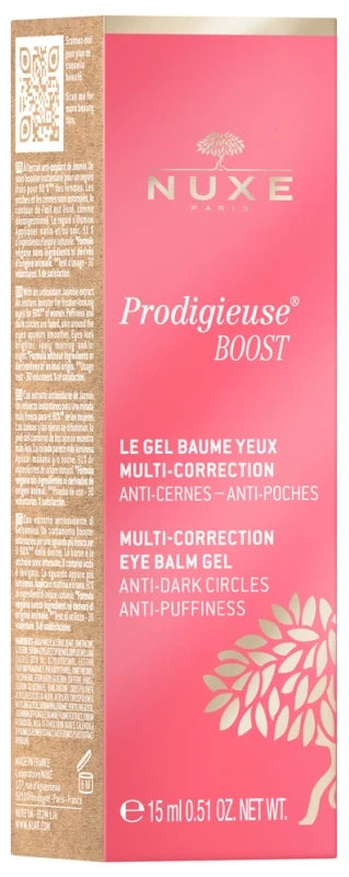 Nuxe Prodigieuse Boost Gel Baume Yeux Anti--Cernes & Anti-Poches 15 ml