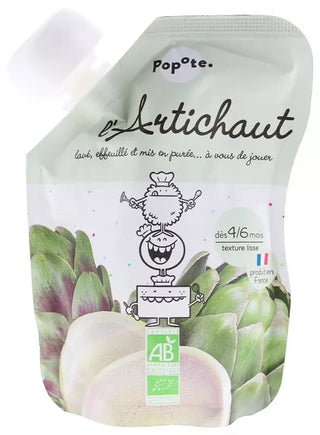 Popote Gourde L'Artichaut Bio Dès 4/6 Mois 120 g