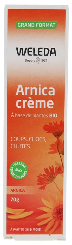 Weleda Arnica Crème Apaisante Coups 70 g