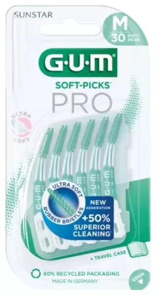GUM Soft-Picks Pro x30 - Taille : M