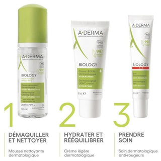 A-Derma Biology Mousse Nettoyante Dermatologique Hydra-Protectrice 150 ml