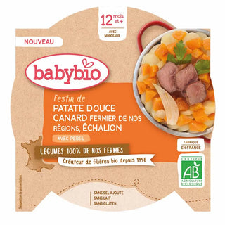 Babybio Patate Douce, Châtaigne d’Ardèche & Pintade Fermière – 230 g (Dès 12 mois)