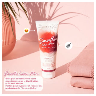 Les Secrets de Loly Smoothie Litchi-Mûre Lait Capillaire 250 ml