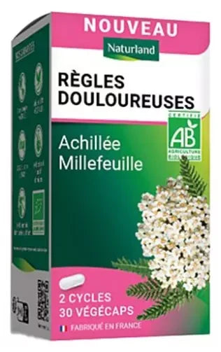 Naturland Règles Douloureuses Achillée Millefeuille 30 Végécaps