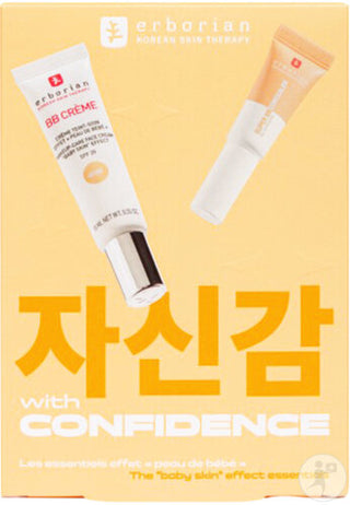 Erborian Coffret Les Essentiels Effet Peau de Bébé Doré – Coffret With Confidence Les Essentiels Effet Peau de Bébé