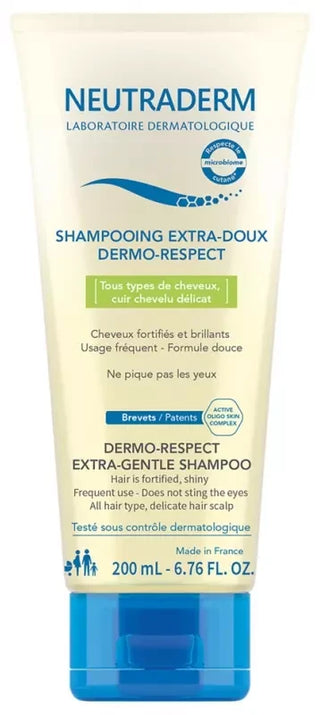 Neutraderm Shampooing Extra-Doux Cuir Chevelu Délicat 200 ml