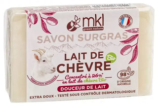 Mkl Green Nature Savon au Lait de Chèvre Bio 100 g Douceur de Lait