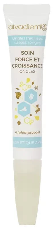 Alvadiem Soin Force et Croissance Ongles Tube Pinceau 10 ml