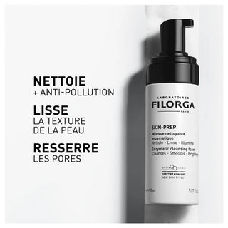 Filorga SKIN-PREP Duo Huile Démaquillante Perfectrice 150 ml + Mousse Nettoyante Enzymatique Visage & Yeux 150 ml Offre Spéciale