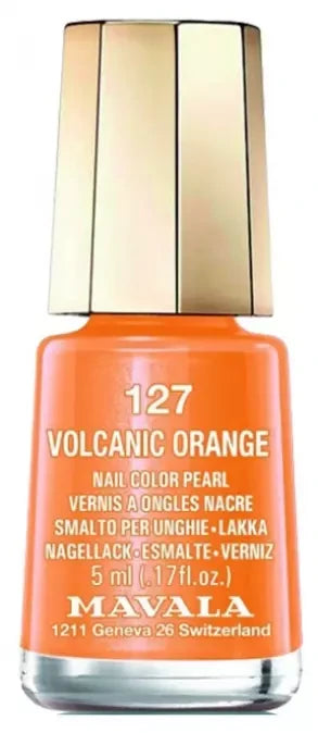 Mavala Mini Color Vernis Nacré 5 ml - Couleur : 127 Volcanic Orange