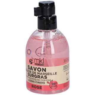 MKL Savon Liquide de Marseille Surgras Rose