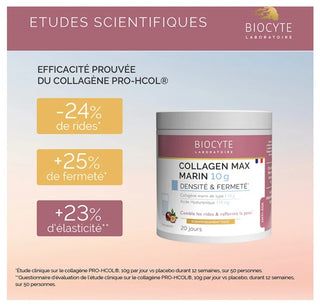 Biocyte Collagen Max Marin Goût Passion 20 Doses de 11 g