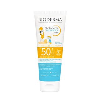 BIODERMA PHOTODERM PEDIATRICS - Lait Solaire SPF50+ - Visage et Corps - Peaux Sensibles des Enfants, 200ml