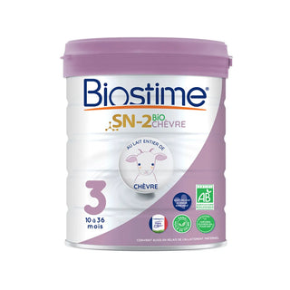 Biostime Lait Entier de Chèvre 3ème Âge Bio – 800 g (10-36 mois)