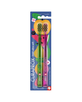 Curaprox 5460 ultra soft brosse à dents summer edition 2pcs