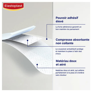 Elastoplast Pansements Sensible Xxl – 5 Pansements