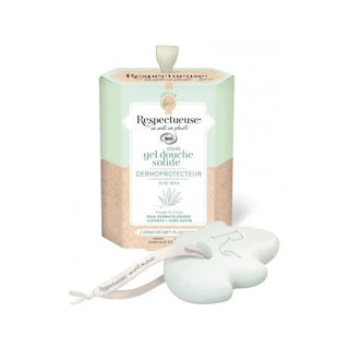 RESPECTUEUSE Gel Douche Solide Dermoprotecteur Aloe Vera - 75 g