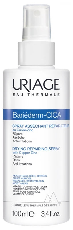 Uriage Bariederm Cica-Spray Asséchant Réparateur 100 ml