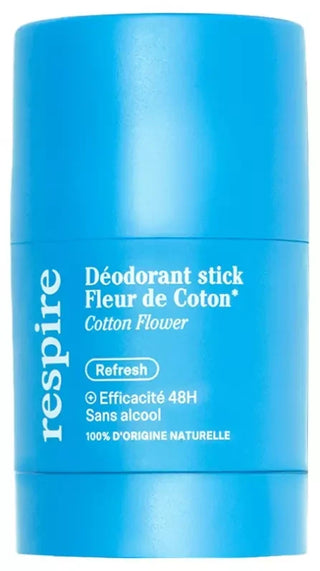 Respire Déodorant Stick Fleur de Coton Sans Alcool Bio 50 g
