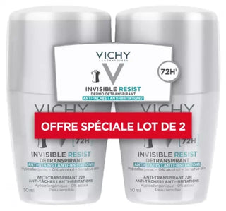 Vichy Déodorant Invisible Resist Dermo-Détranspirant 72H 2 x 50 ml