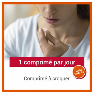 Vitascorbol C1000 à Croquer - Complément Alimentaire Vitamine C - 20 Comprimés