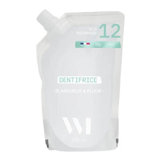WHATMATTERS DENTIFRICE BLANCHEUR &amp; FLUOR ECO RECHARGE N°12 180ML