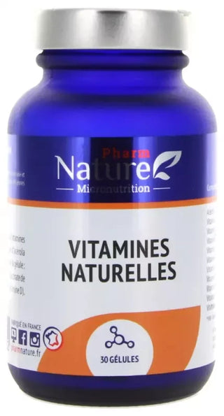 Pharm Nature Vitamines Naturelles - 30 Gélules