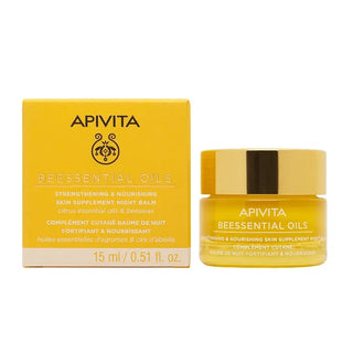 Apivita Beessential Oils Baume de nuit Fortifiant & Nourrissant 15ml